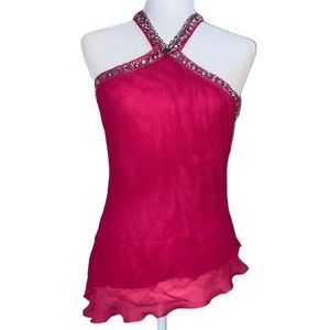 Vintage Silk Asymmetrical Top